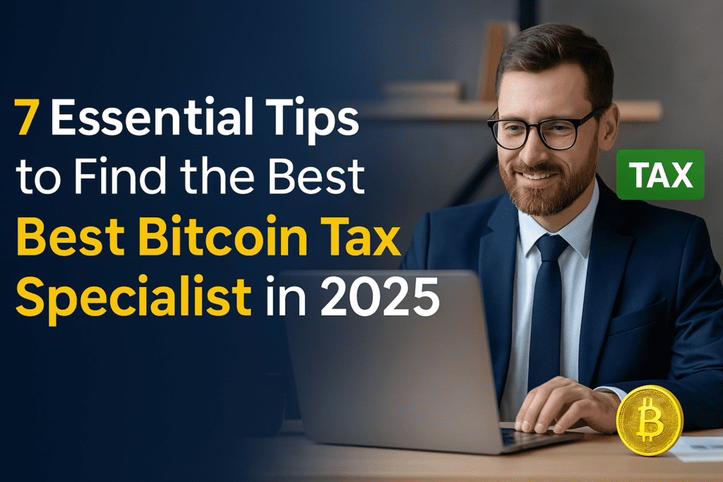Bitcoin tax specialist 2025
