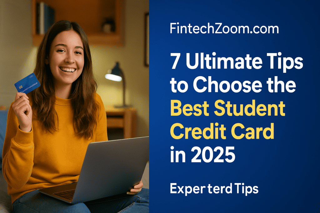 Student Comparing Credit Card Options in 2025 – FintechZoom Guide