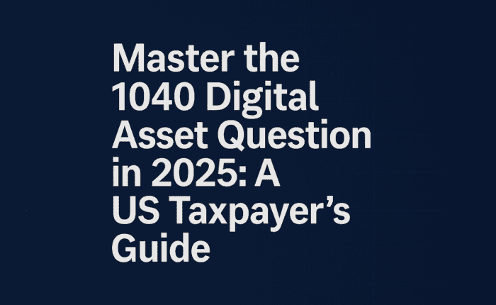form 1040 Digital Asset Question