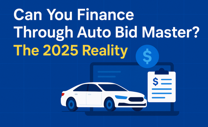 Can You Finance Through Auto Bid Master?