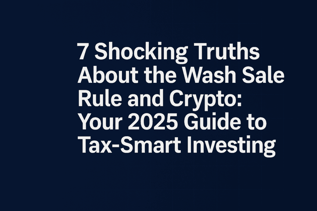 Wash Sale Rule and Crypto: Your 2025 Guide